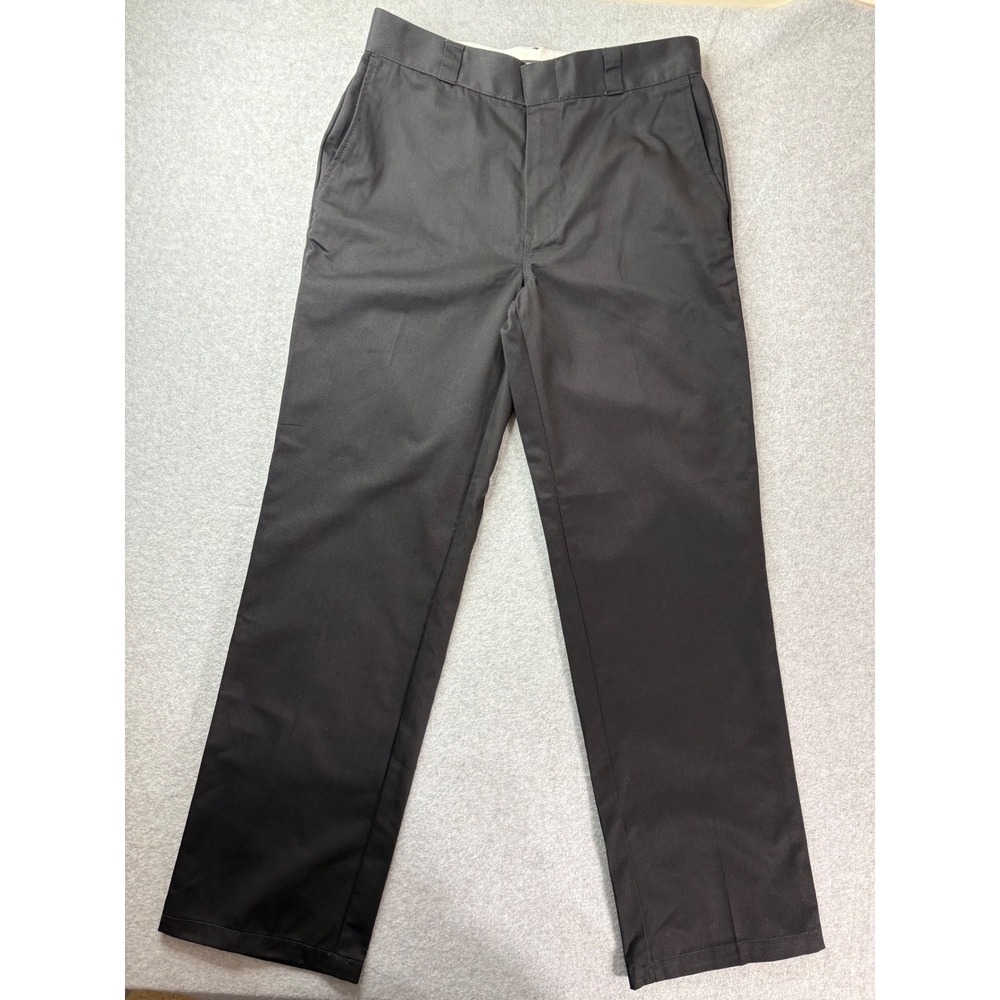 HM Divided Mens Black‎ Chinos Straight Leg Trousers Size 4 US 36 EUR 1083436 6